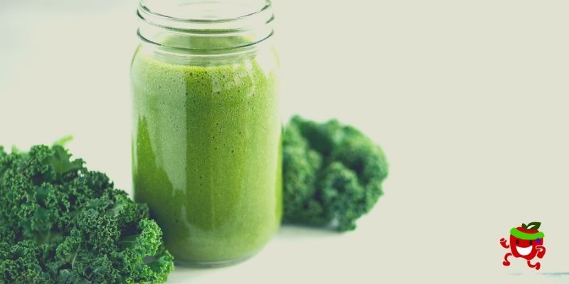 Suco detox de alface